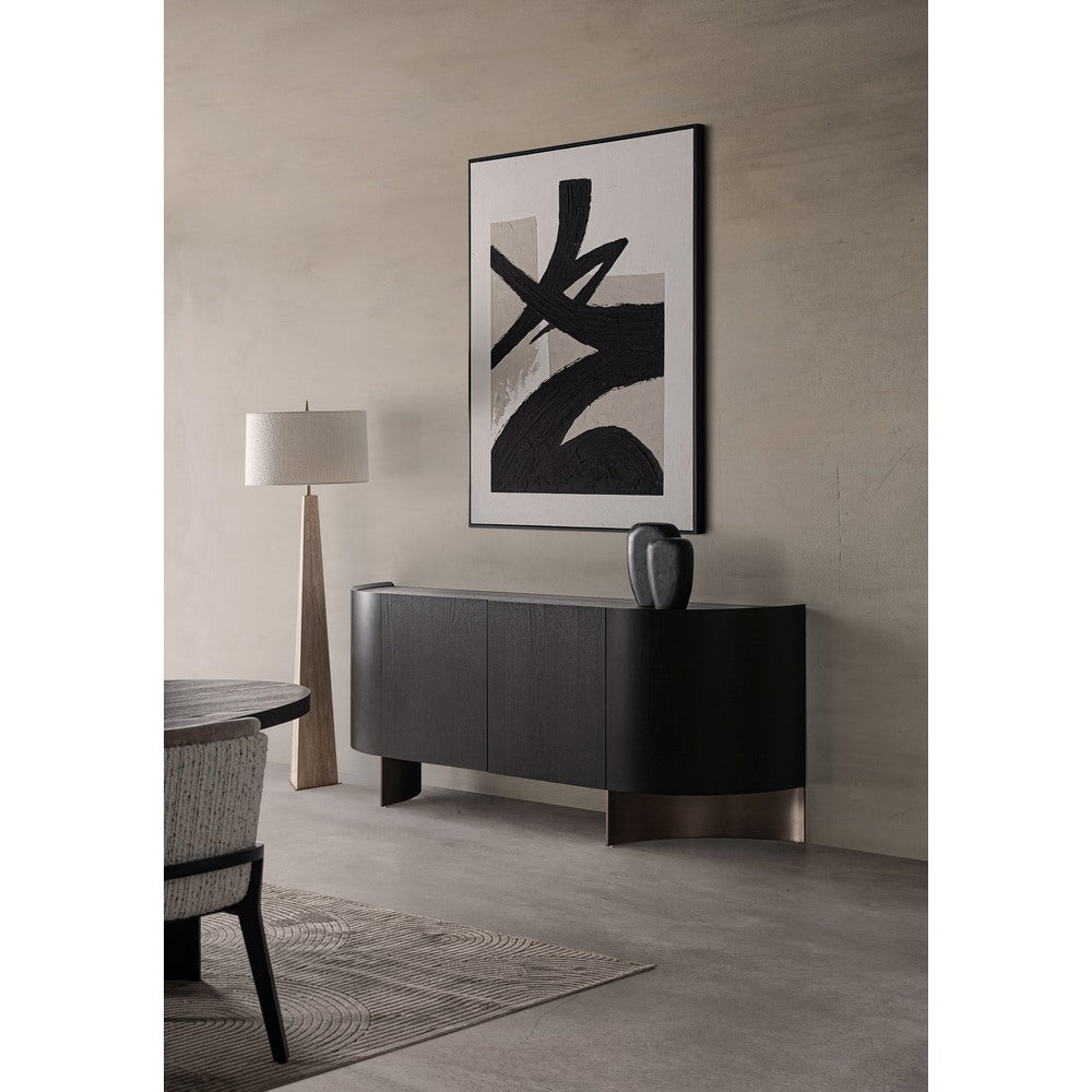 Credenza Art Déco Rovere Marrone