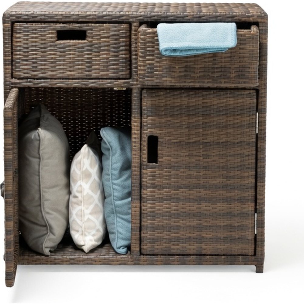 Mobile da Esterno in Polyrattan marrone