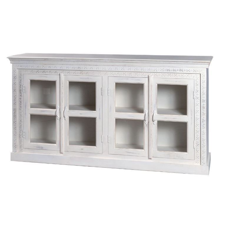 Credenza bianca anticata