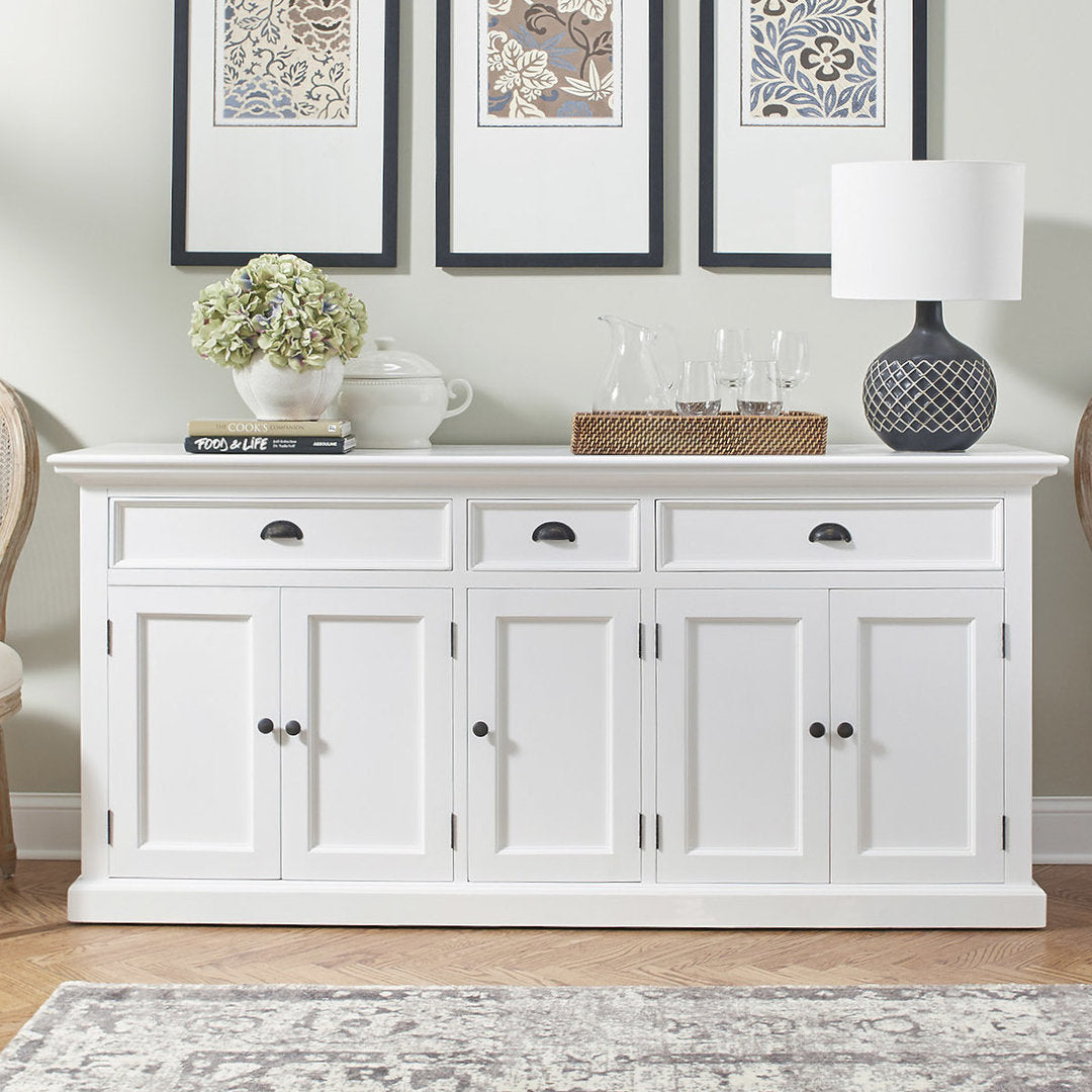 Buffet provenzale legno massello bianco