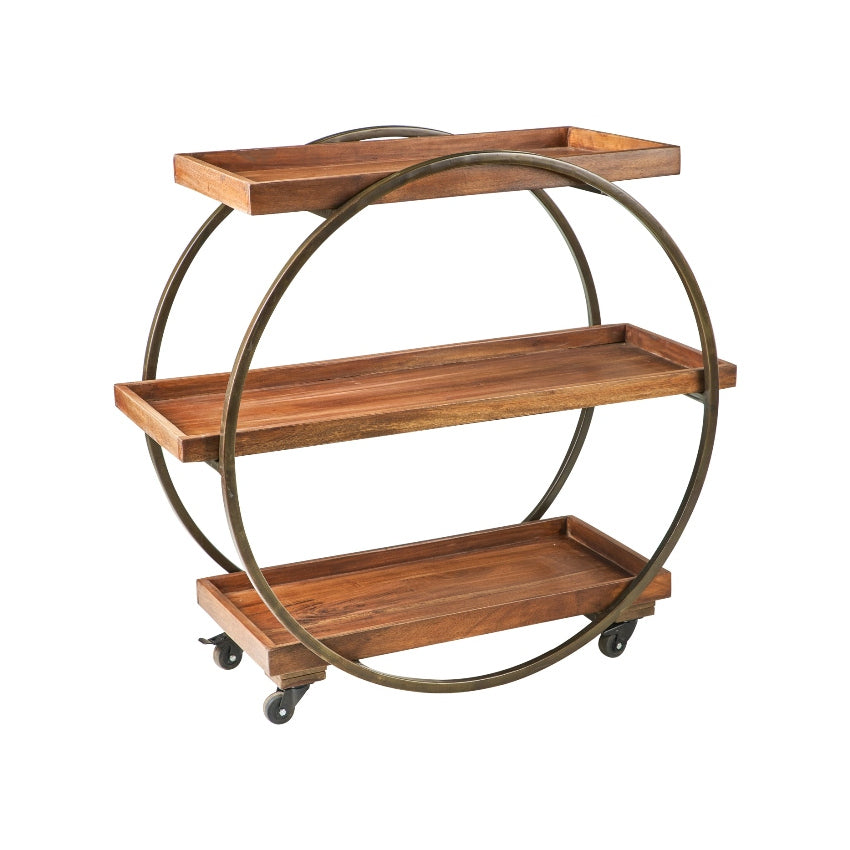 Carrello portavivande rotondo