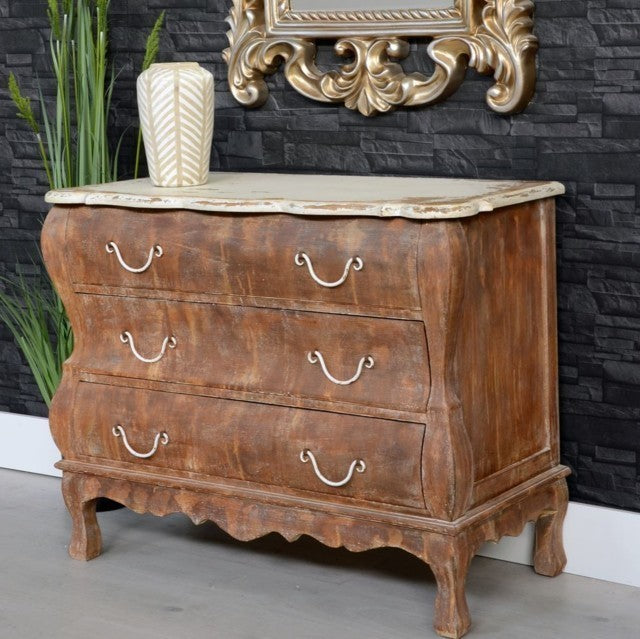 Cassettiera etnica anticata