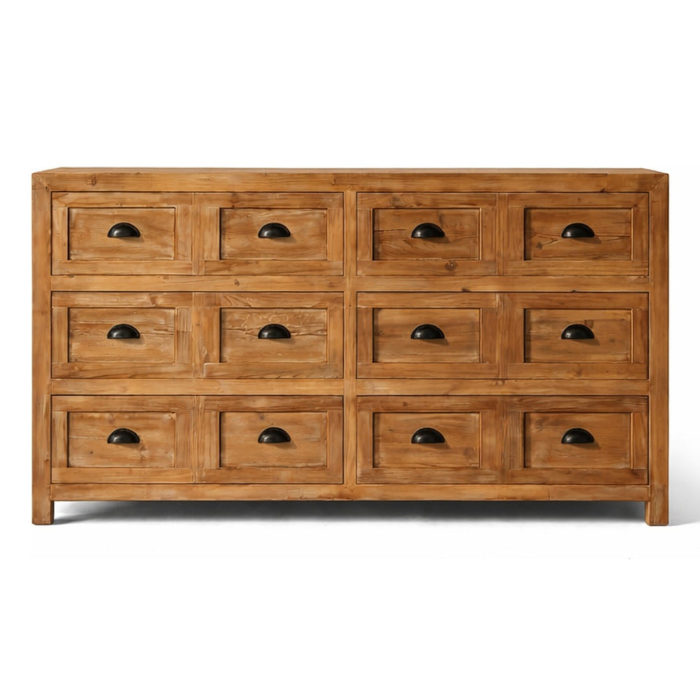 Cassettiera Country in Legno Riciclato