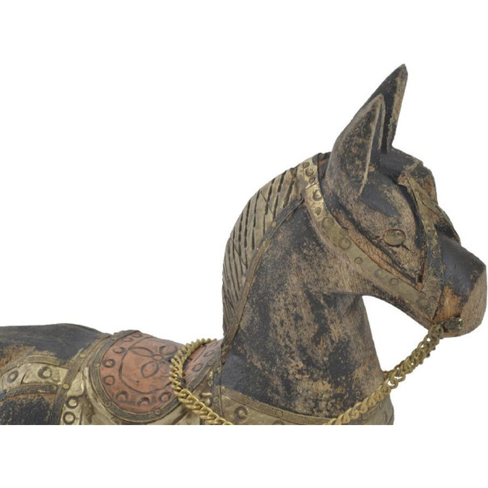 Cavallo a dondolo legno H34