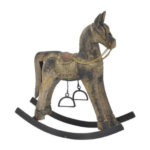 Cavallo a dondolo legno H34