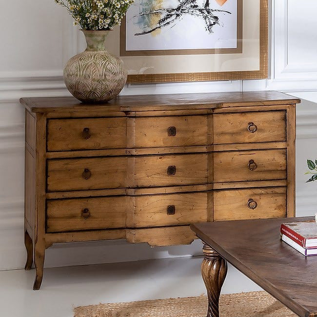 Maxi cassettiera vintage naturale