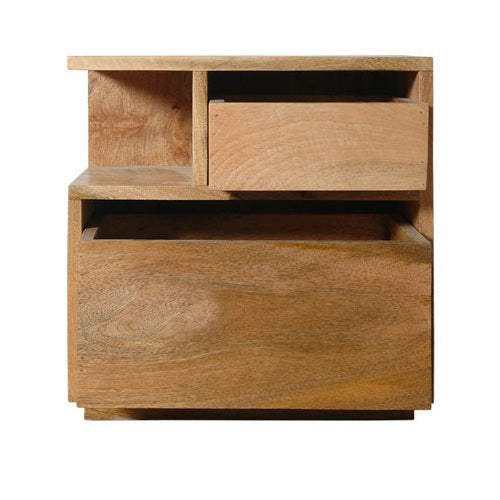 Comodino legno naturale