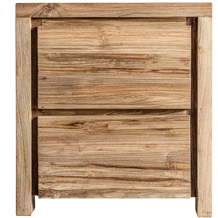 Comodino natural chic per camere da letto rustiche e nordiche