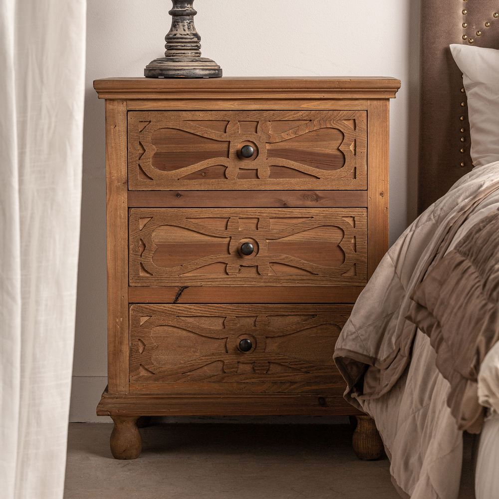 Comodino natural chic