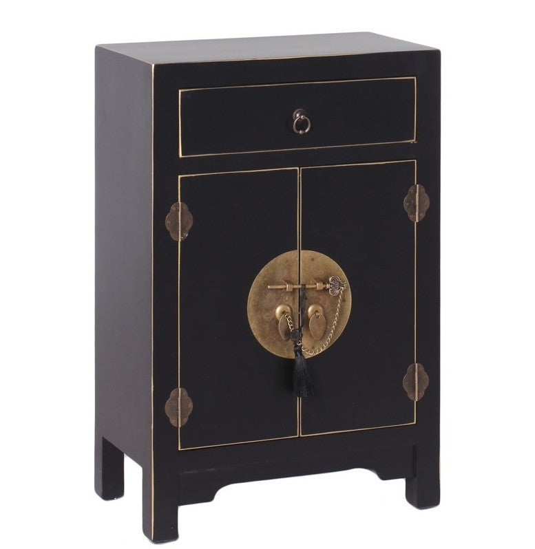 Comodino cinese nero