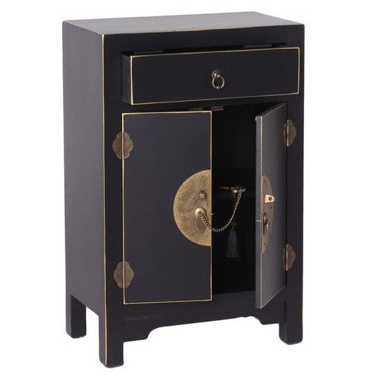 Comodino cinese nero