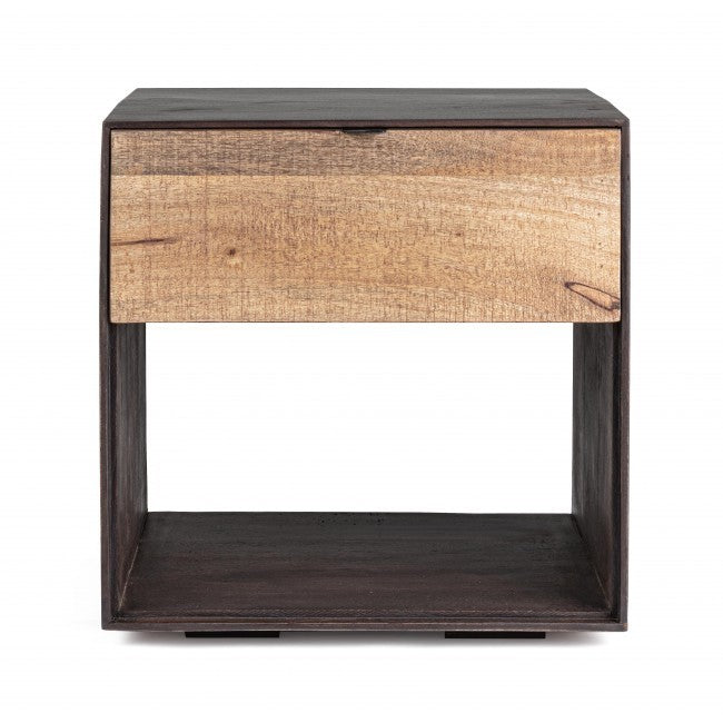 Comodino moderno etnico naturale