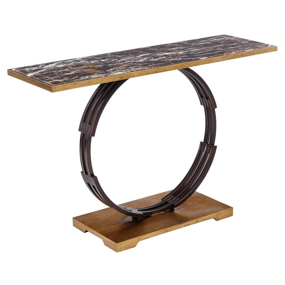 Consollle decò dorata