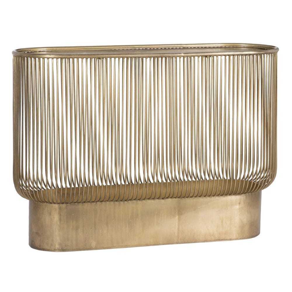 Consolle ferro e rame dorata