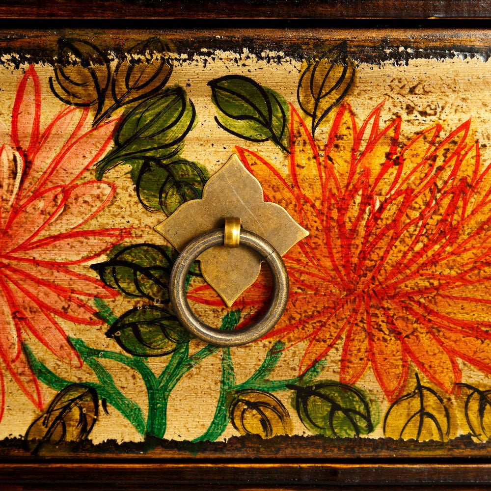 Consolle orientale dipinta