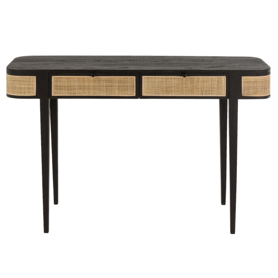 Consolle esotica legno e rattan