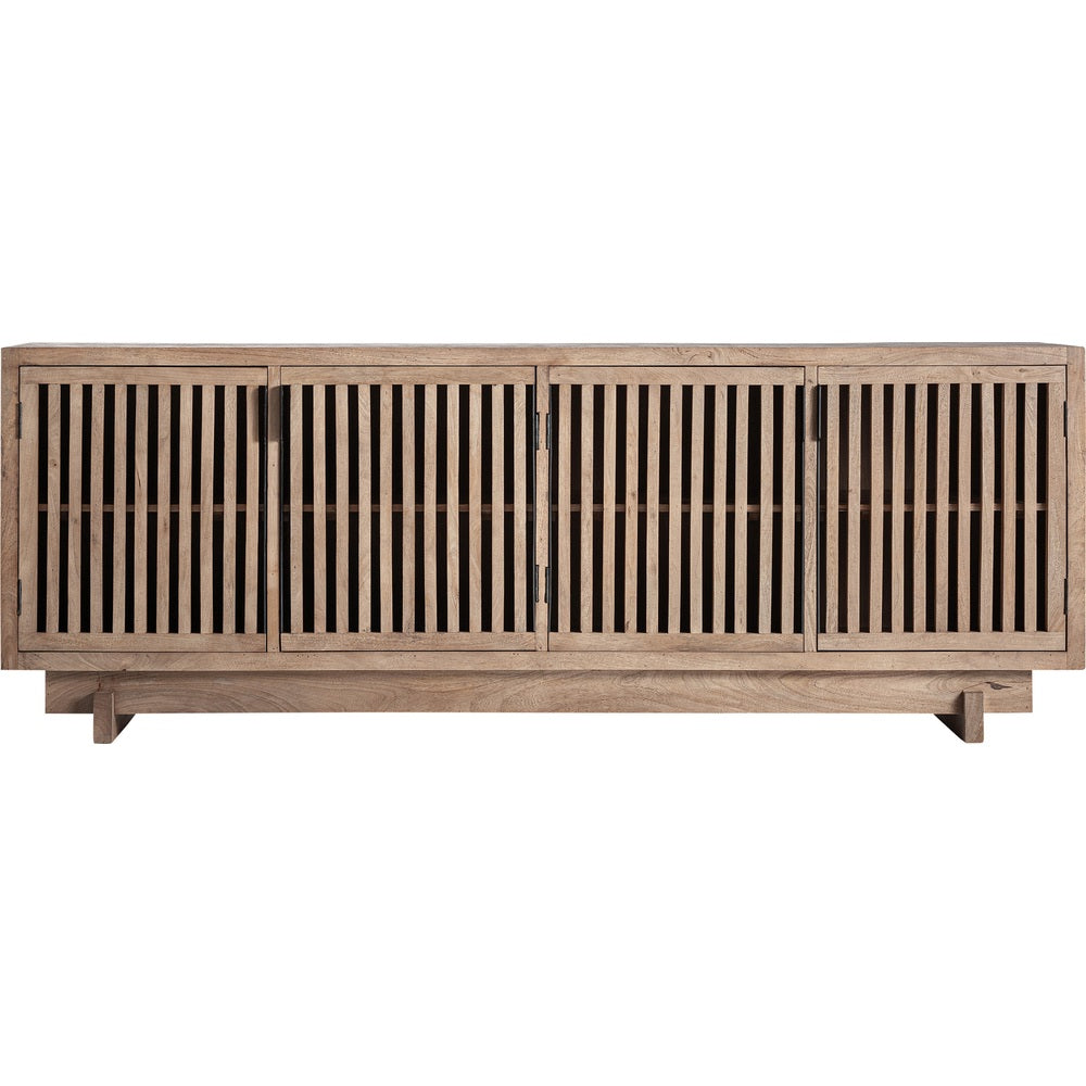 credenza japandi mango sabbiato