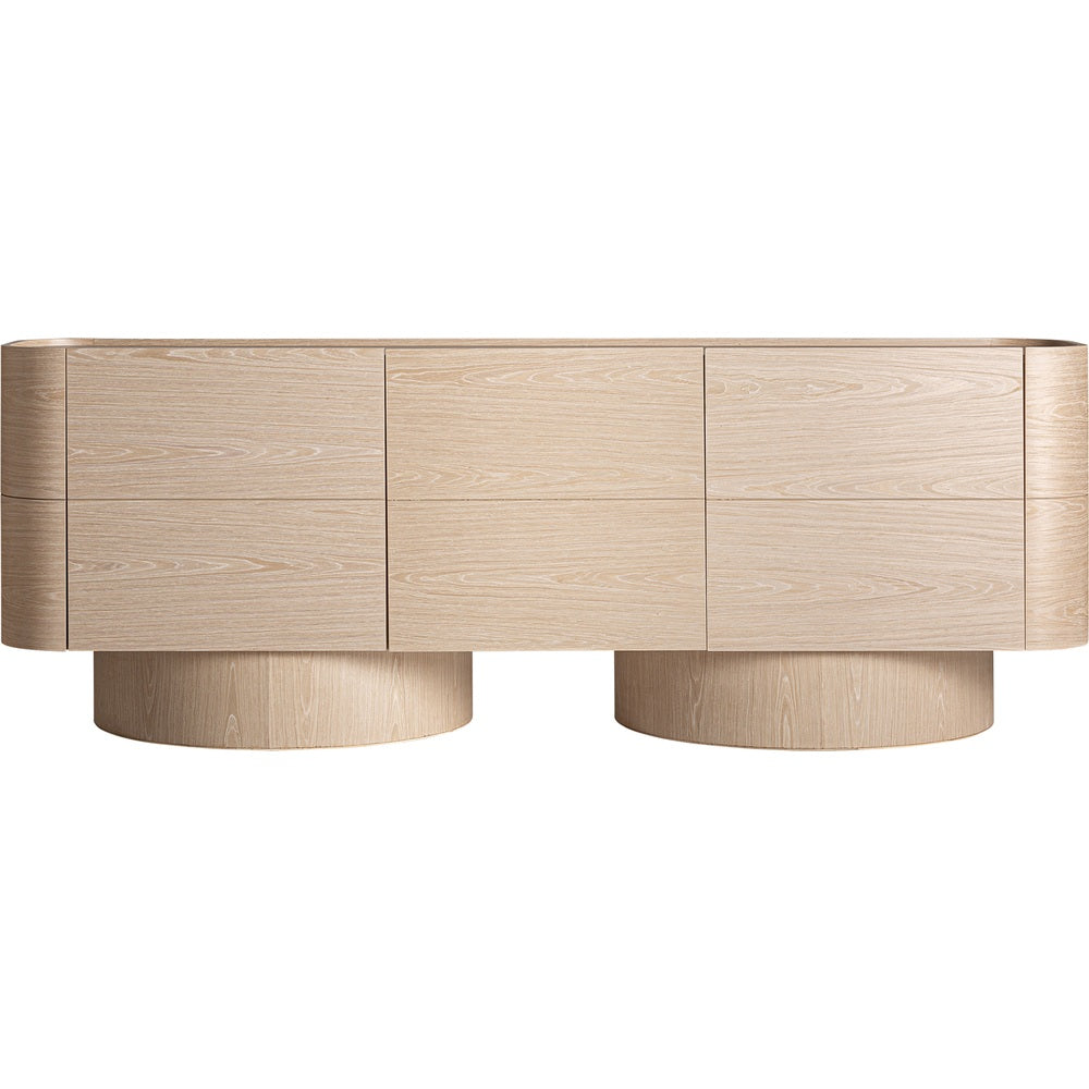 Credenza Moderna Rovere Chiaro Design