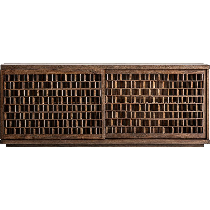 credenza art déco in legno di mango per soggiorno elegante