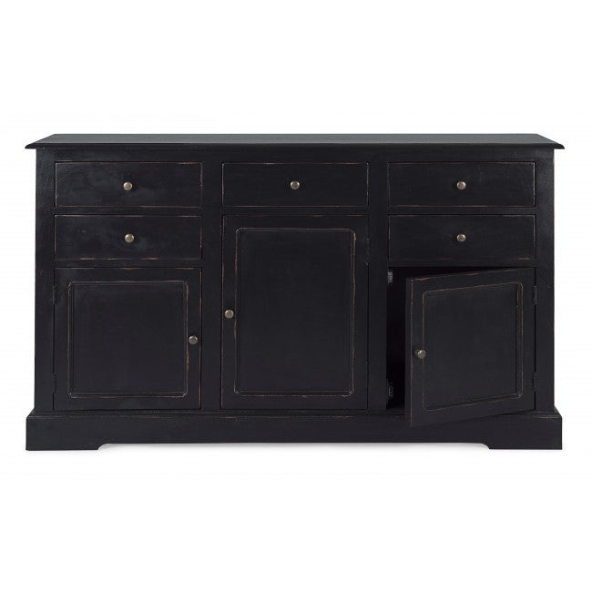 Credenza provenzale nera shabby