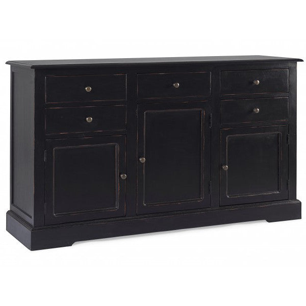 Credenza provenzale nera shabby