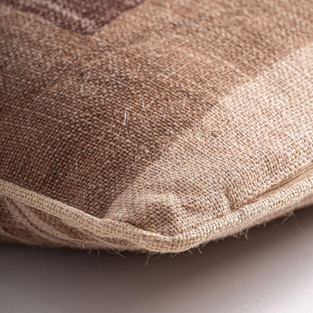 Cuscino etnico chic fibra naturale design di lusso