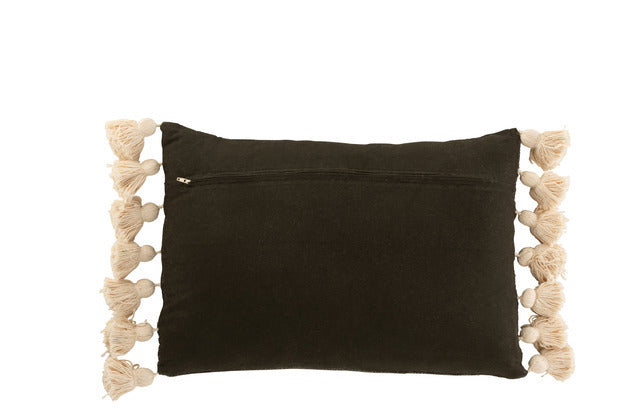 Cuscino nappe etnico marrone