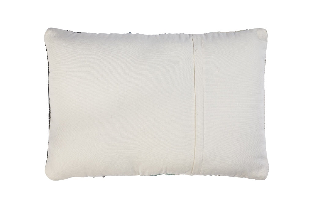 Cuscino righe bianco blu