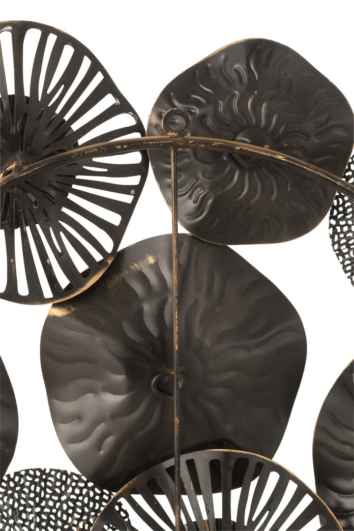 Decorazione parete cerchi decò chic