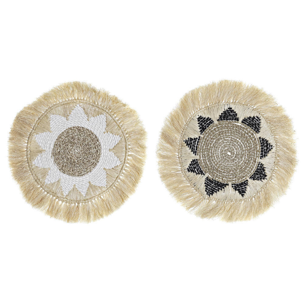 Decorazione pareti in juta Set 2pz