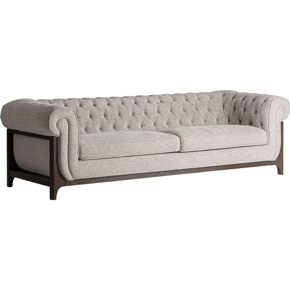 Divano Elegante Francese Grigio Beaumont