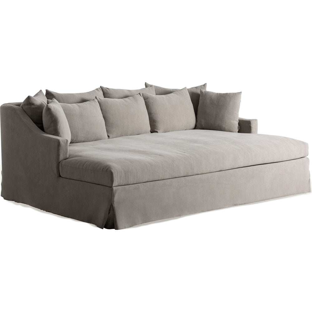 Divano Country di Lusso in Lino Tortora Corbun