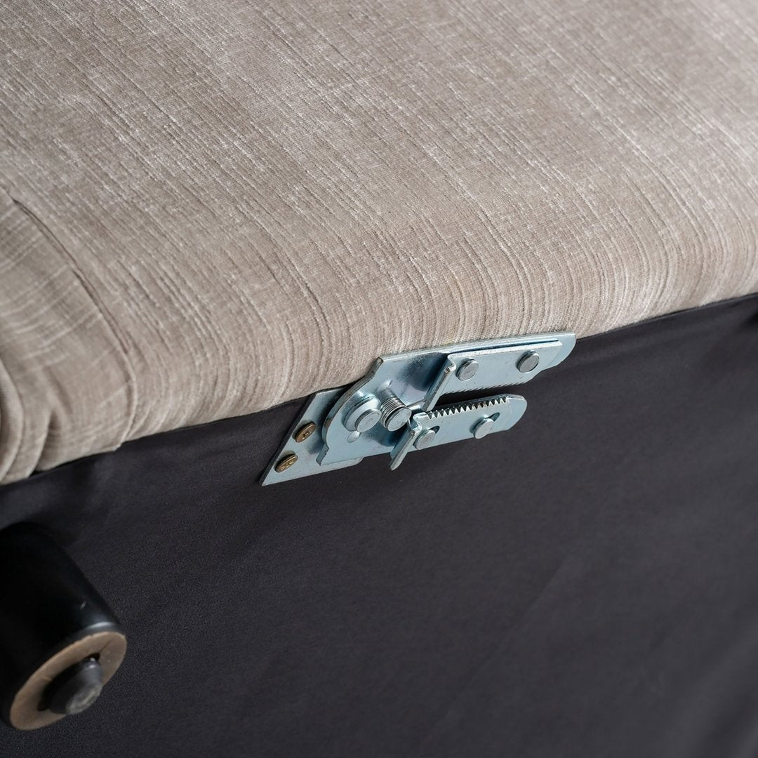 Sofa componibile coloniale grigio chiaro