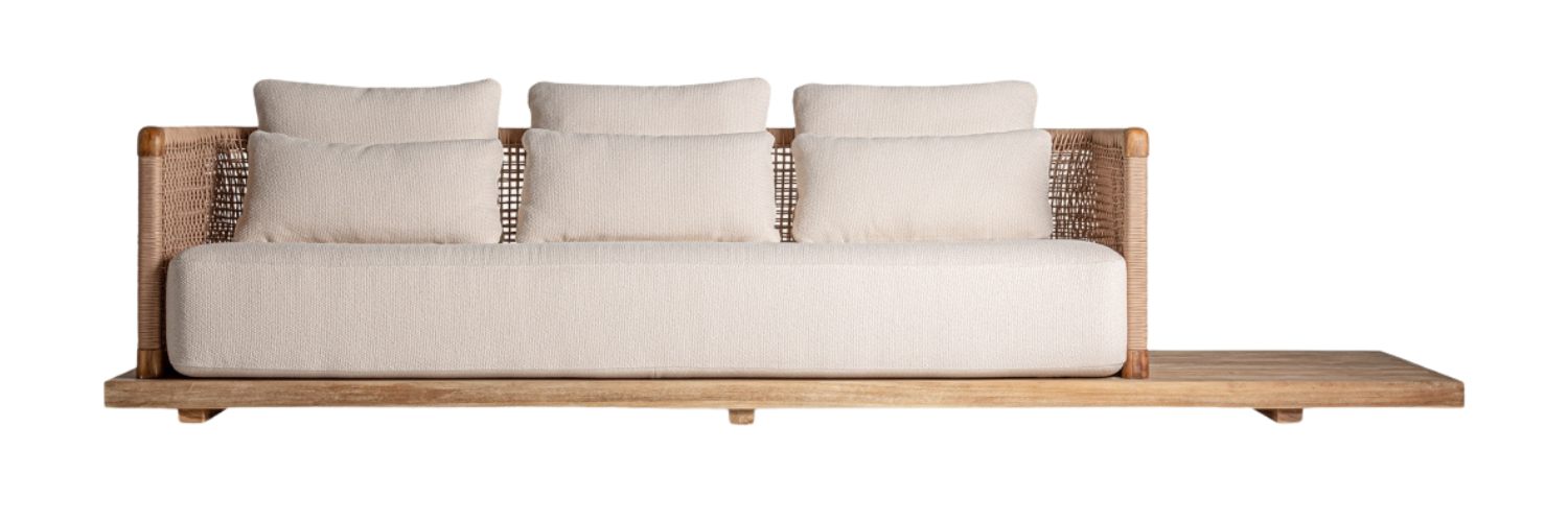 Divano design tropicale chic