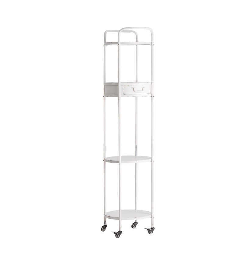 Etagere bianco shabby in ferro
