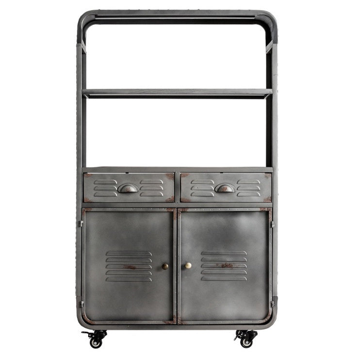 Etagere libreria industrial chic