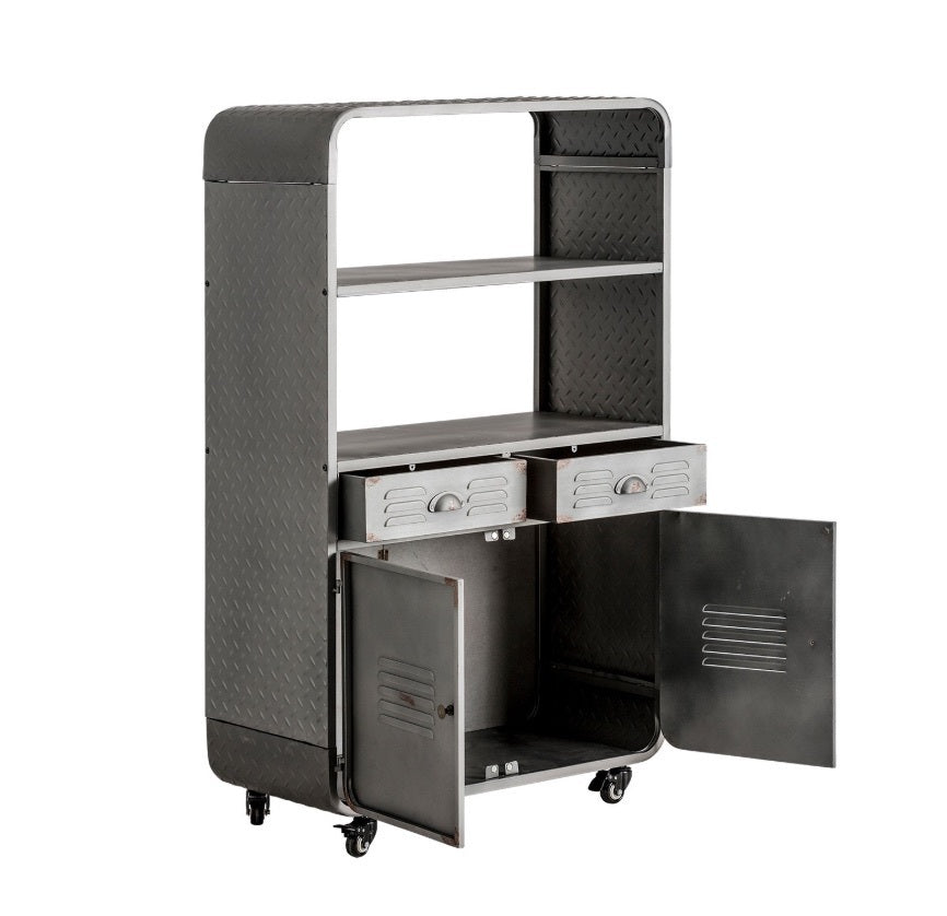 Etagere libreria industrial chic