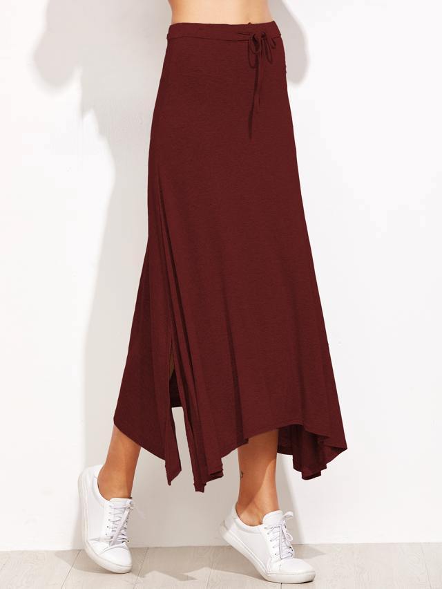 Gonna morbida bordeaux