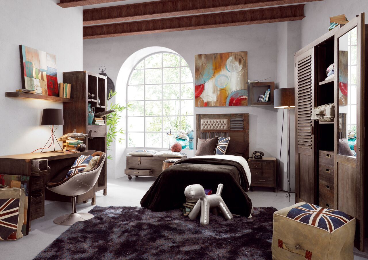 Libreria colonna industrial living