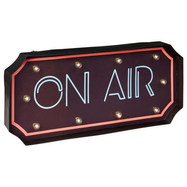 Insegna murale con luci