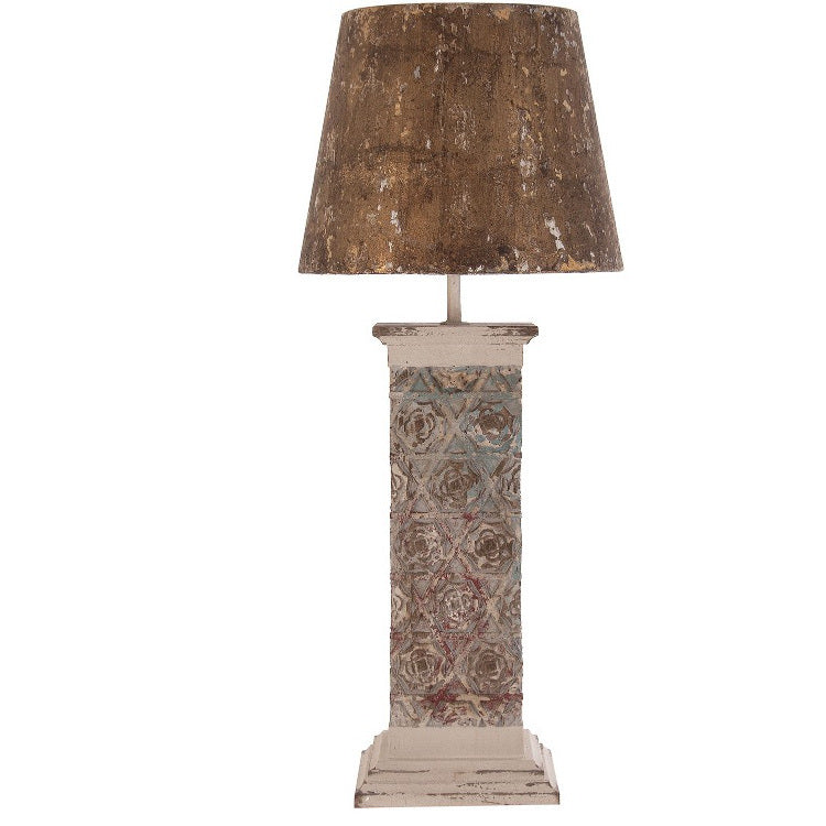 Lampada francese intagliata