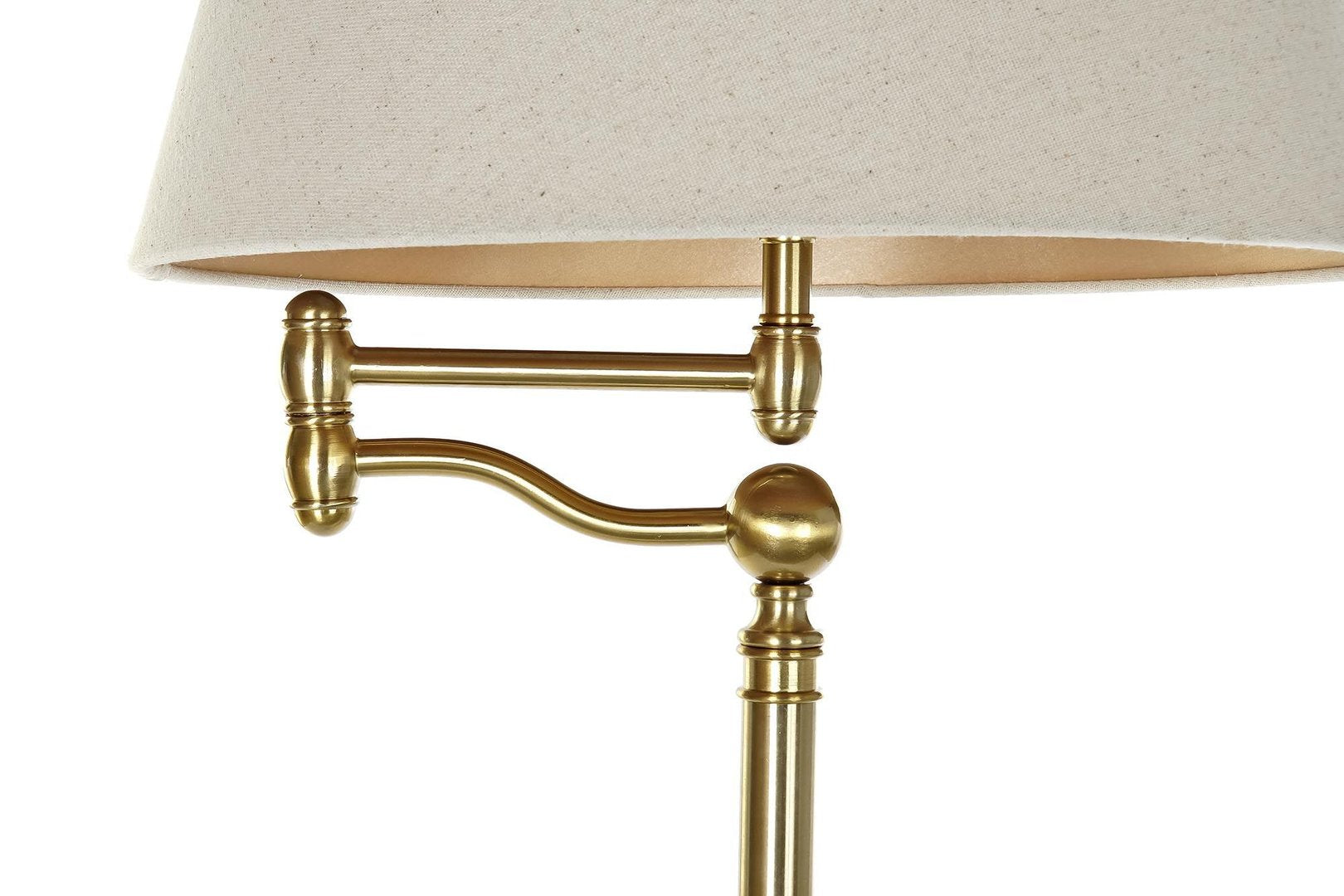 Lampada da terra vintage dorata