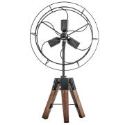 Lampada da scrivania industriale ventilatore