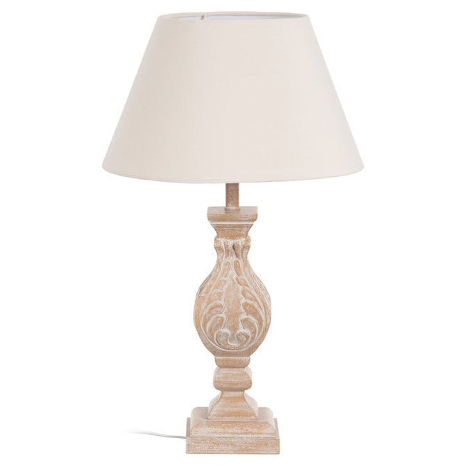 Lampada shabby chic naturale