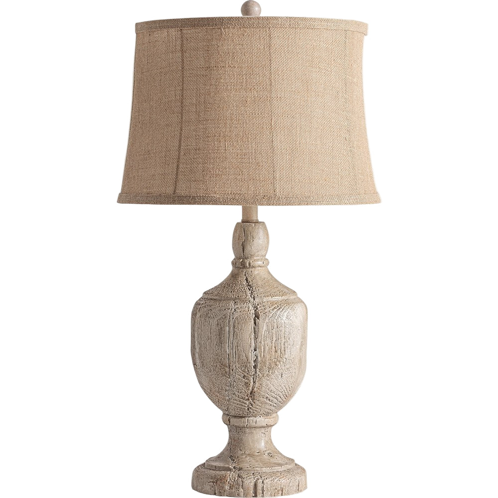 Lampada da Tavolo Coloniale in Legno