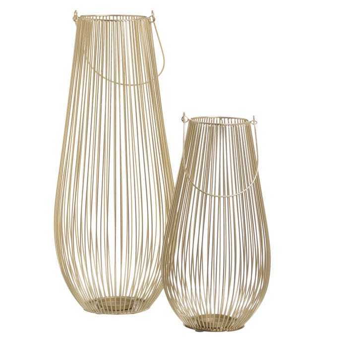 Lanterna dorata decò chic