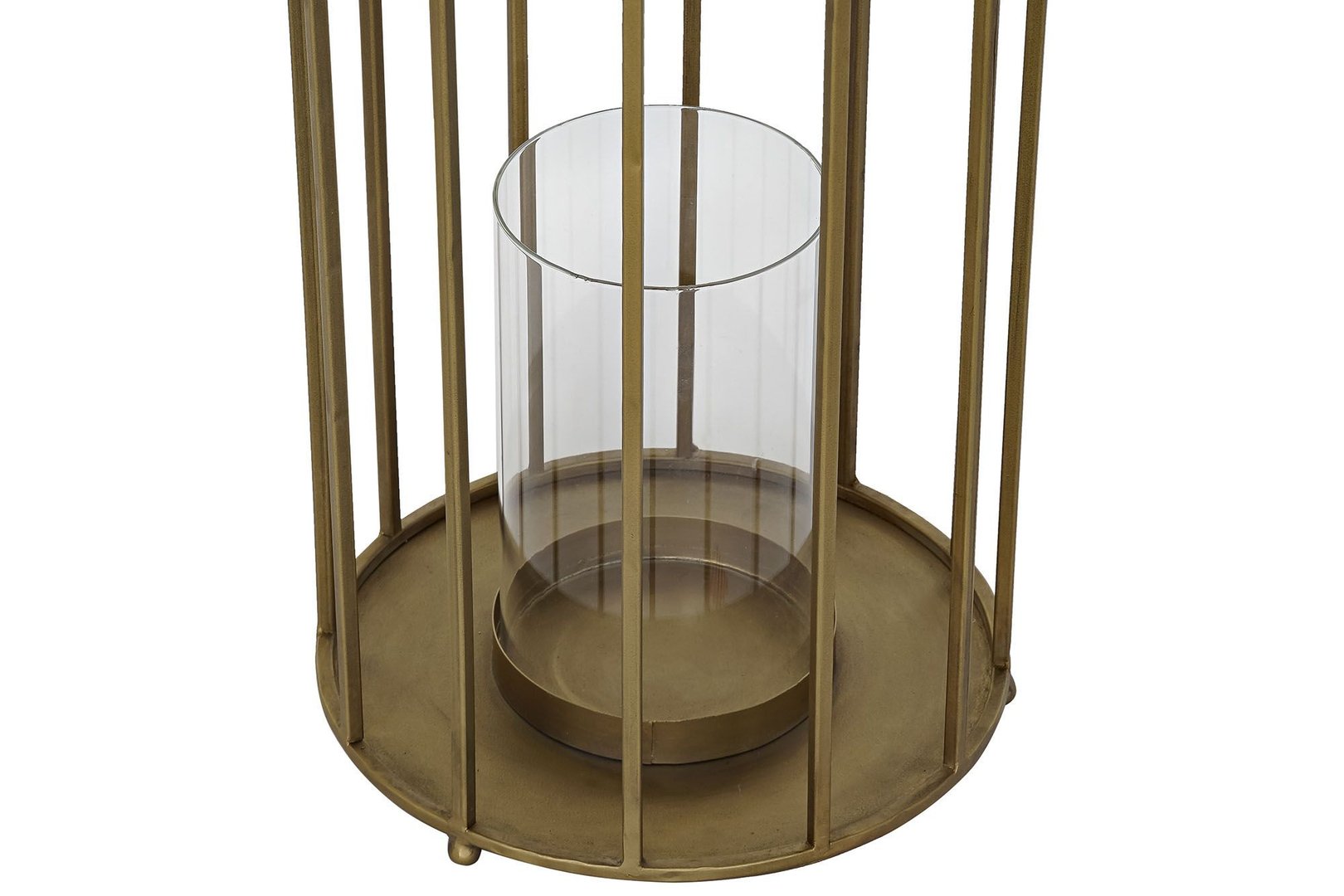 Lanterna metallo oro antico