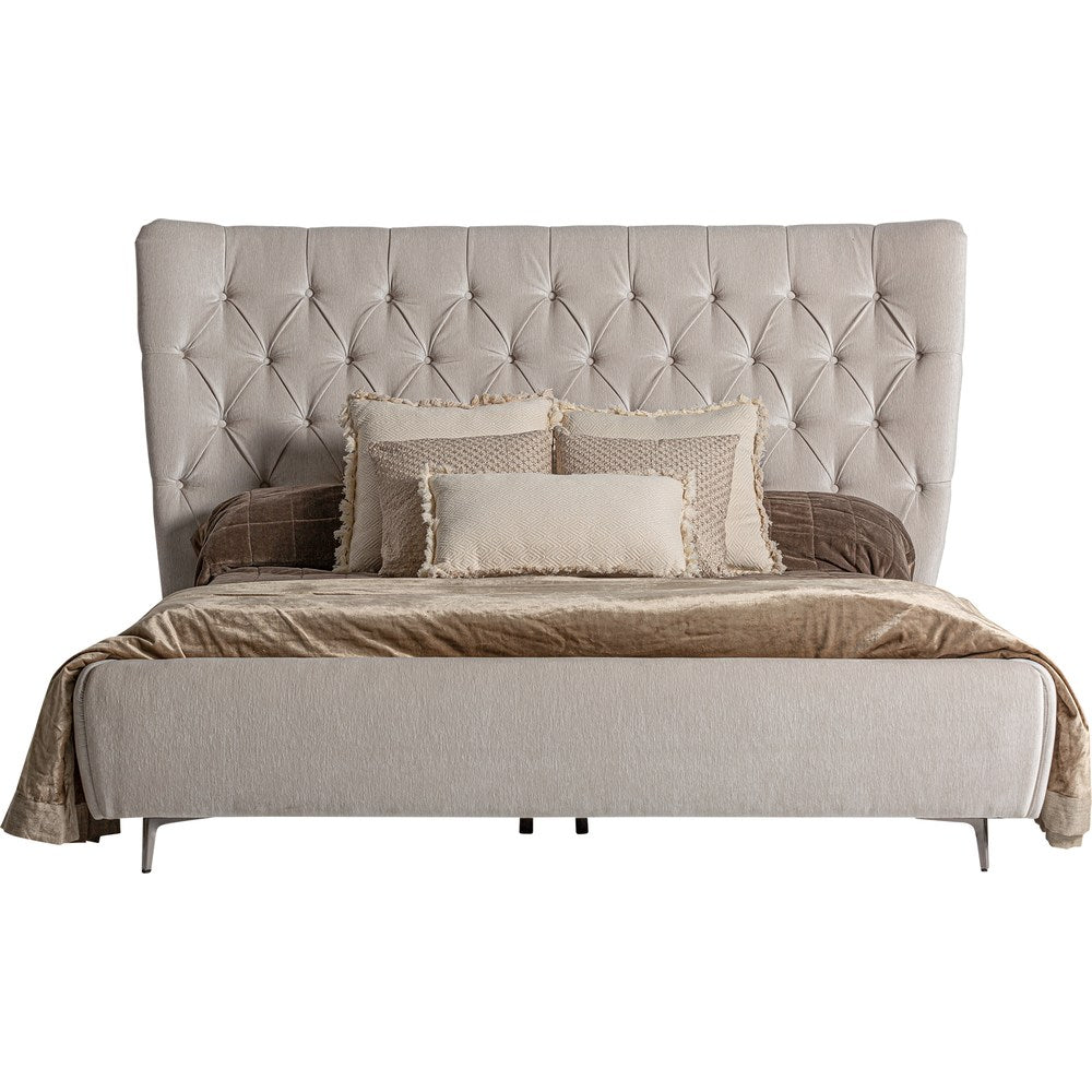 letto matrimoniale provenzale Bend Vical grigio