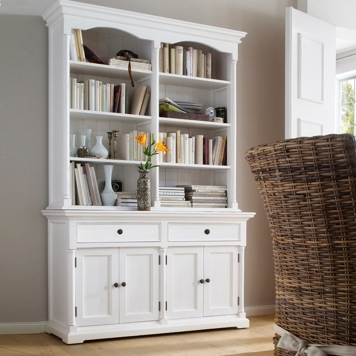 Libreria provenzale bianca