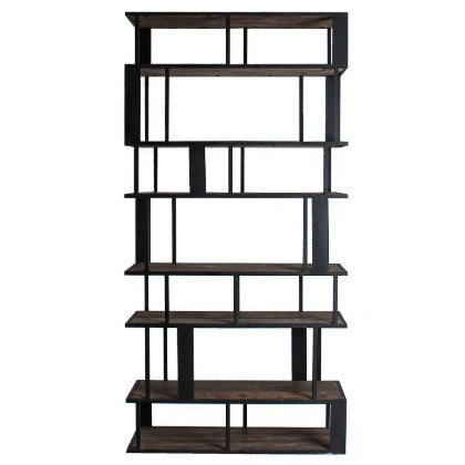 Libreria industrial ferro e legno